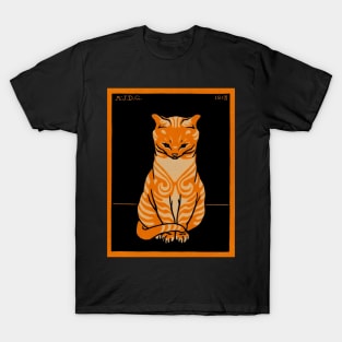 Sitting Cat (1918) by Julie de Graag T-Shirt